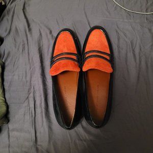 New Marc by Marc Jacobs Francesina Navy/Red Loafers Sz40 Narrow
